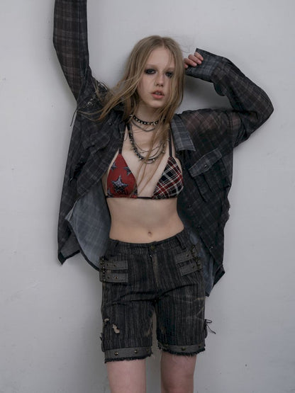 Low Rise Straight Leg Mid Pants【s0000012318】