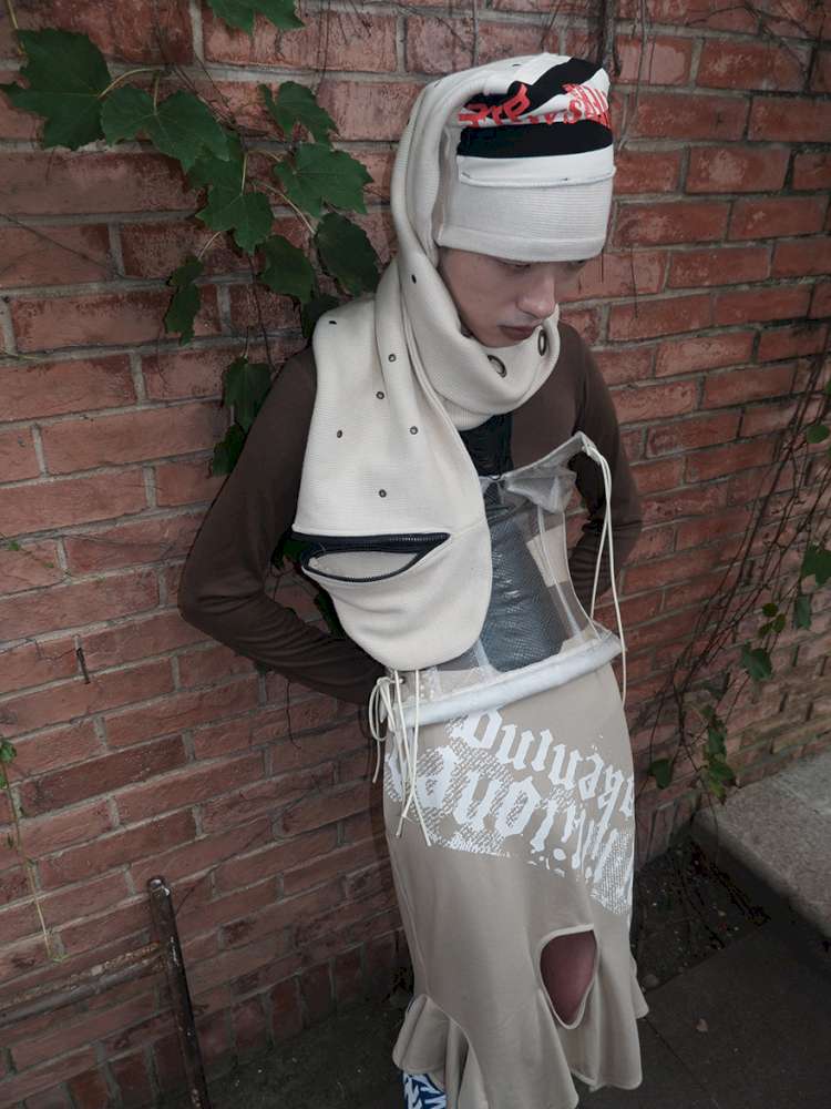 Printed Bondage Transforming Dress【s0000015143】