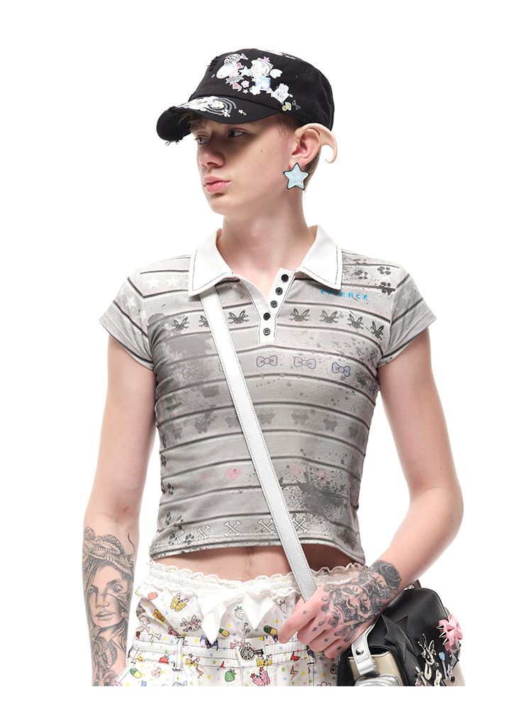 Dirty Polo Shirt【s0000012583】