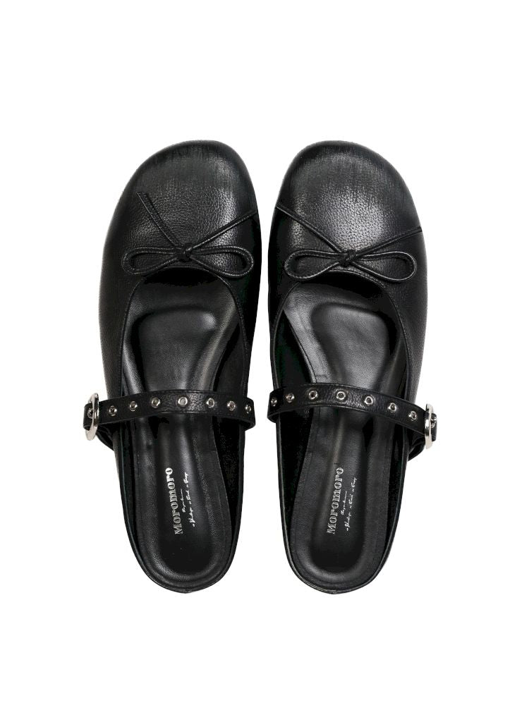 Carved Single Buckle Ballet Shoes【s0000013438】