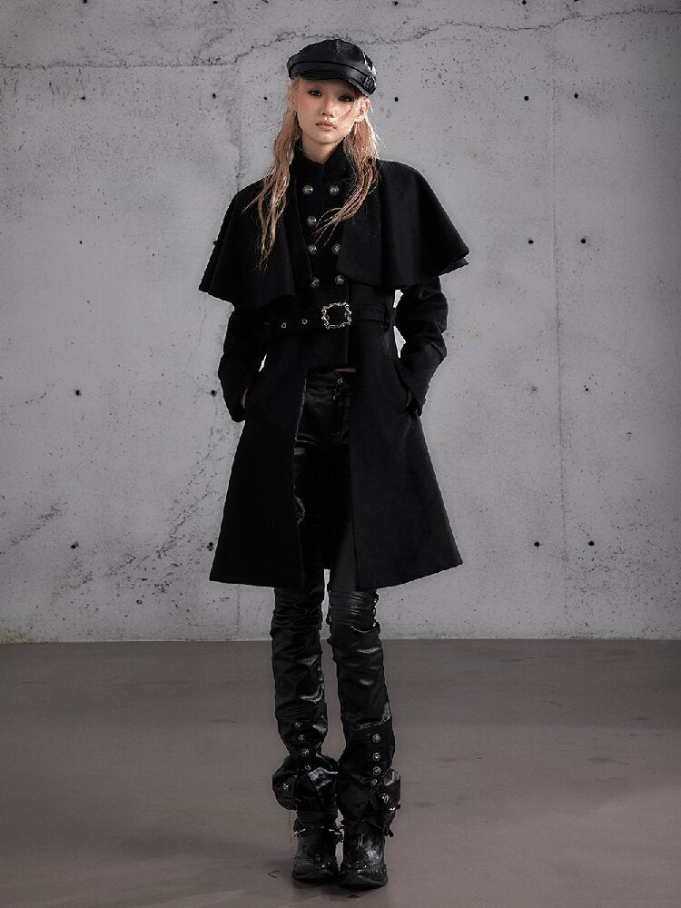 Modern Court Heiress Wool Cape Jacket【s0000019150】