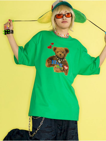 Dopamine Street Hip Hop Loose T-Shirt【s0000012459】