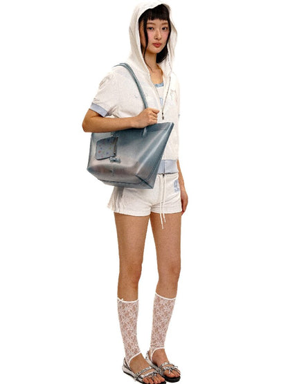Rabbit Badge Cardigan Shorts Set【s0000017412】