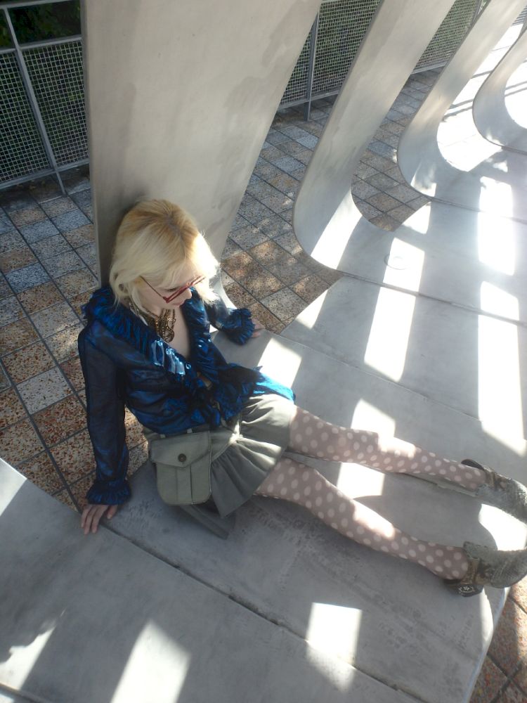 Polka dot print 10D ultra-thin stockings【s0000013175】