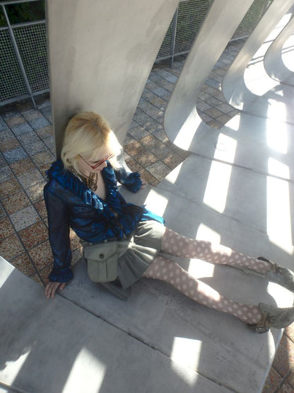 Polka dot print 10D ultra-thin stockings【s0000013175】