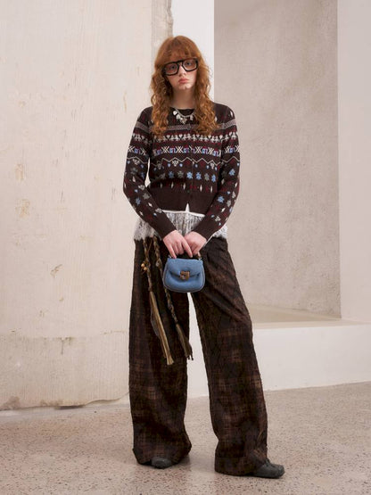 Round Neck Winter Cardigan Coat【s0000014386】