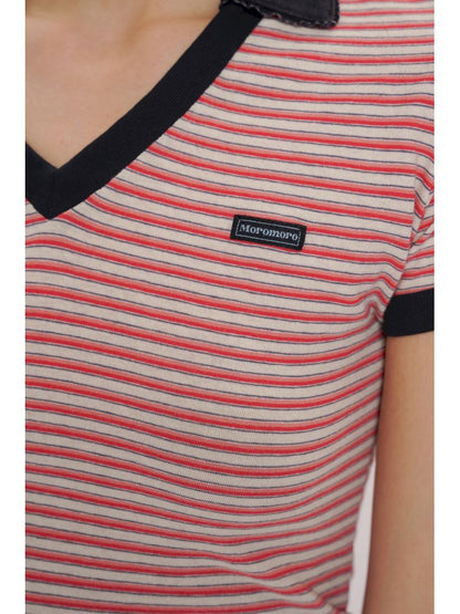 POLO collar short-sleeved T-shirt【s0000012497】