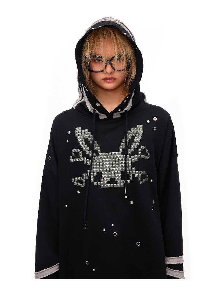 Riveted Rabbit Skull Sweatshirt【s0000016042】
