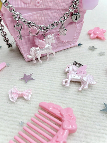Quirky Unicorn Little House Jewelry【s0000017481】