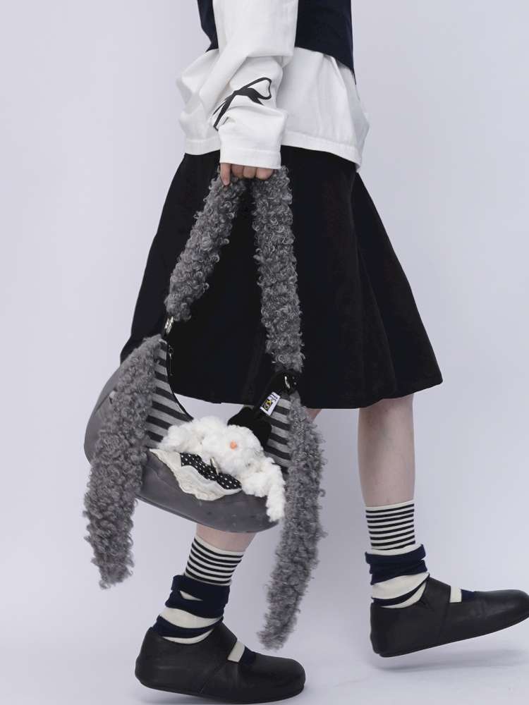 Rabbit Plush Versatile Commuter Crossbody Bag【s0000014618】
