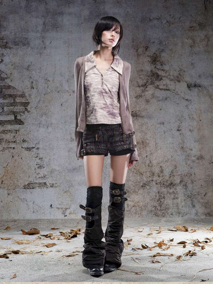 V-Neck Pullover Long-Sleeve Knit Top【s0000014492】