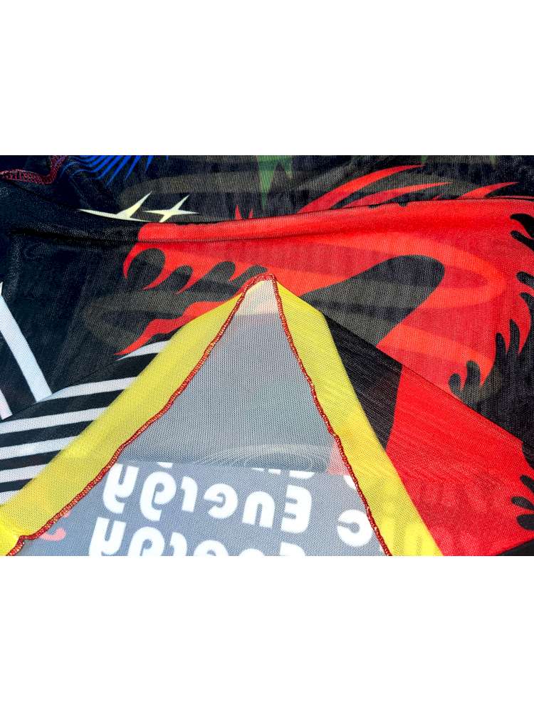 Y2K Millennium Print Long Sleeve Mesh Top【s0000014915】