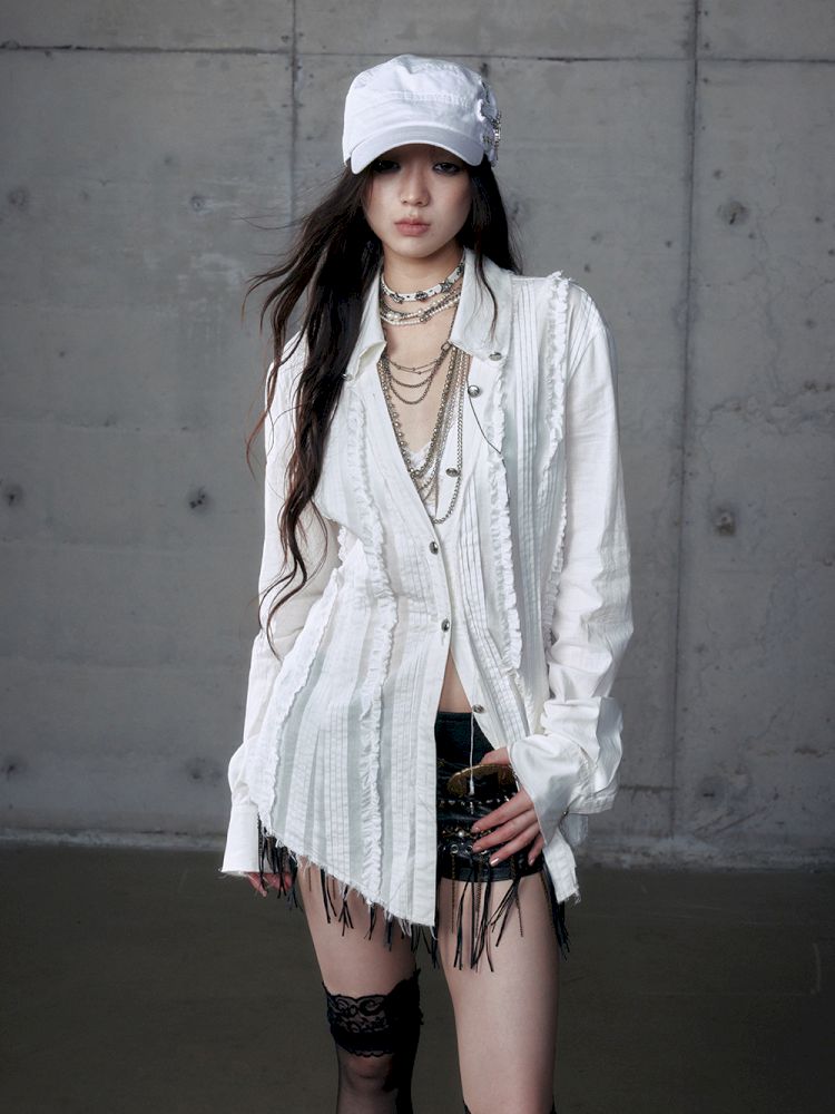 Scrappy Sunscreen Long Sleeve Shirt【s0000013470】