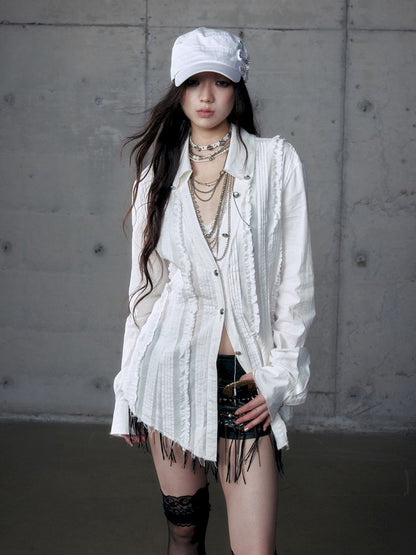 Scrappy Sunscreen Long Sleeve Shirt【s0000013470】