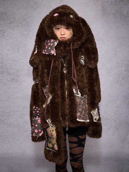 Lop Rabbit Doll Hat Scarf【s0000019135】