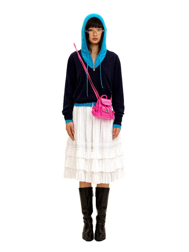 Handmade Patch Leaky Needle Sweater【s0000016119】