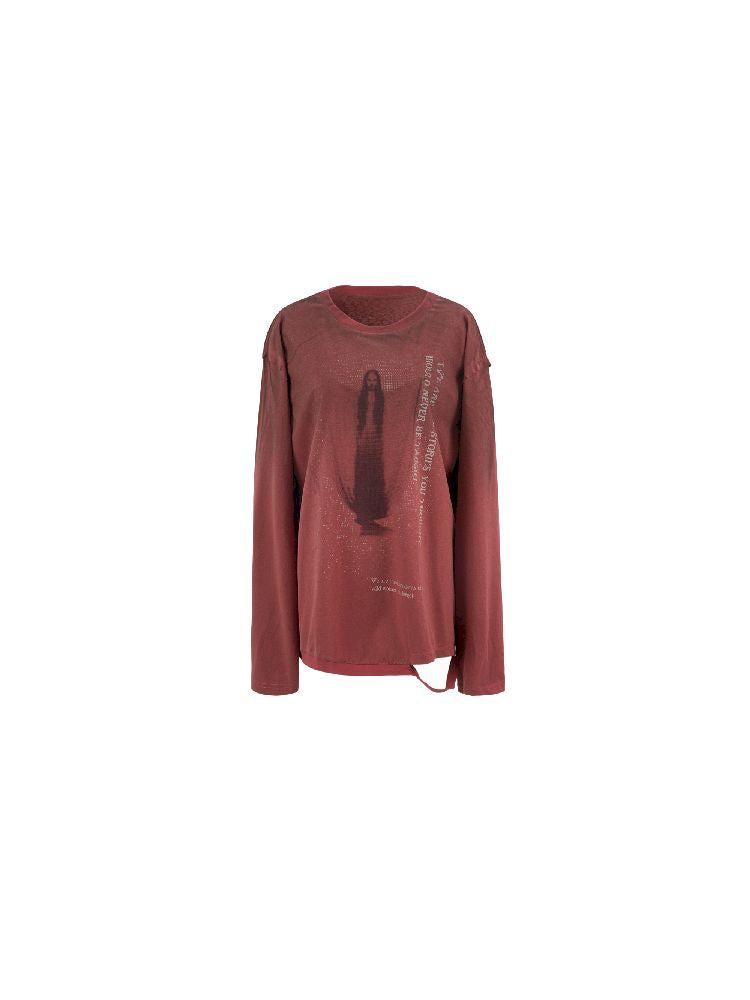 Basic Round Neck Long Sleeve T-Shirt【s0000011265】