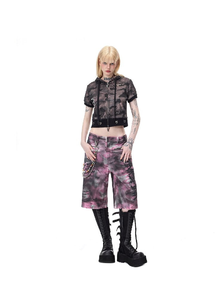 Riveted Coating Camo Wasteland Jeans【s0000017722】