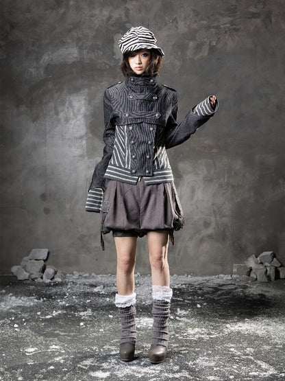 Fake Two Denim Patchwork Jacket【s0000015947】