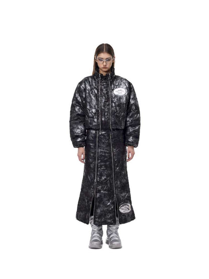 Silver Electric Moon A-line Skirt【s0000015135】