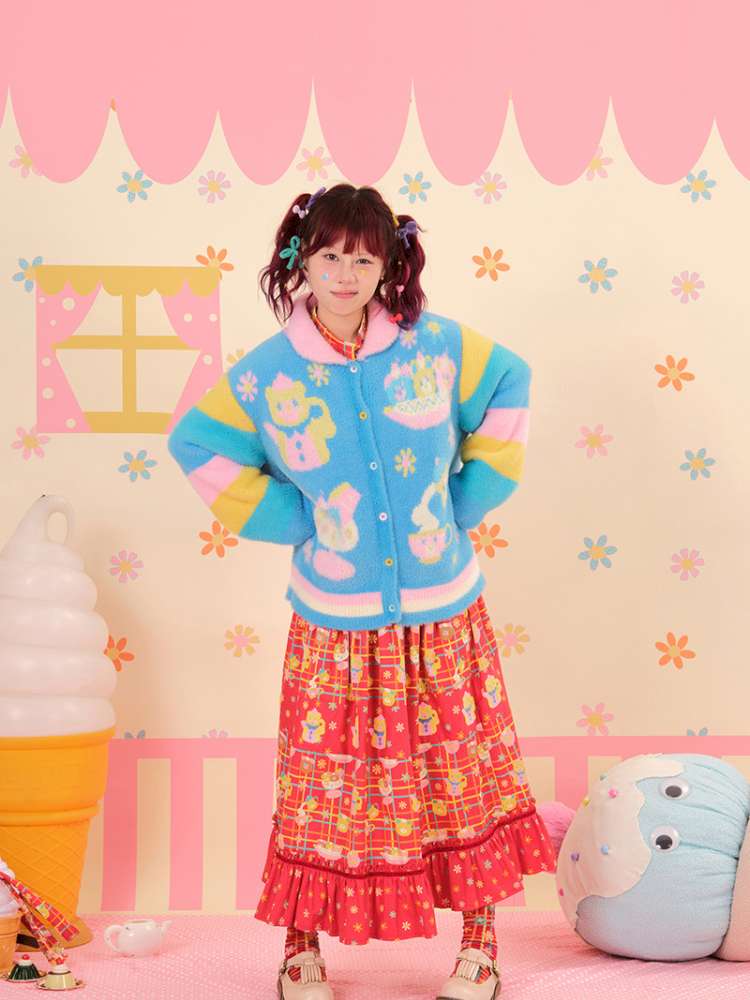 Showa Sweets House Mink Knit Cardigan【s0000015166】