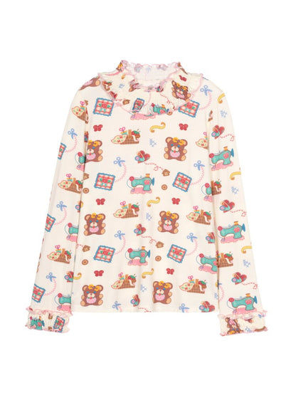 Cable Lace Collar Stretch Cotton【s0000015564】