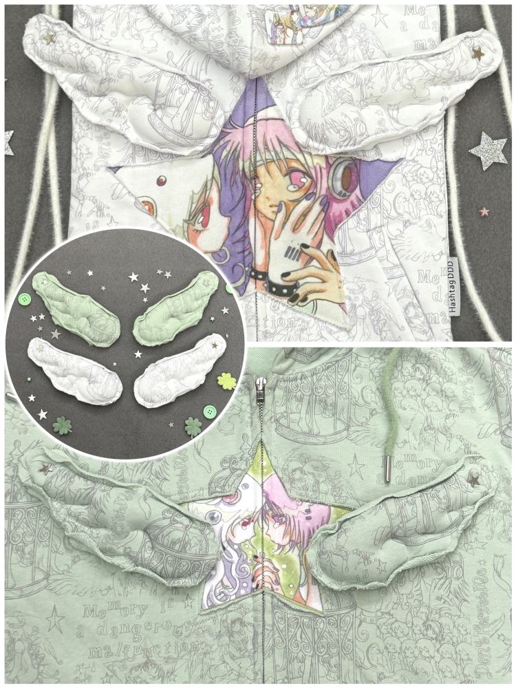 Padded Wings Pin Brooch【s0000014450】