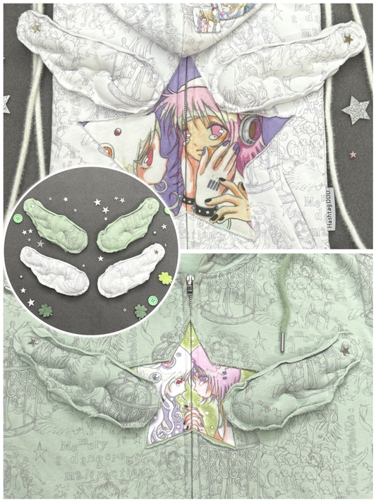 Padded Wings Pin Brooch【s0000014450】