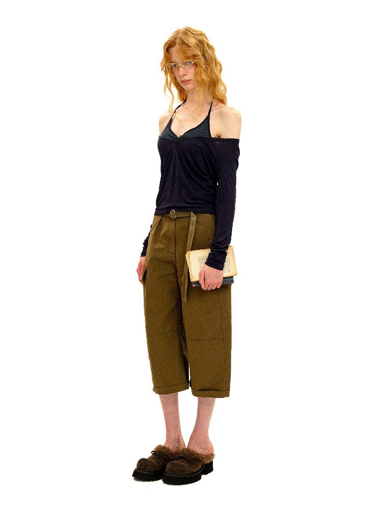 Lightweight Fake Two Piece Top【s0000016121】