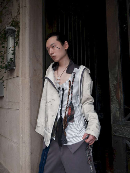 White Knight Fleece Thick Jacket【s0000015149】