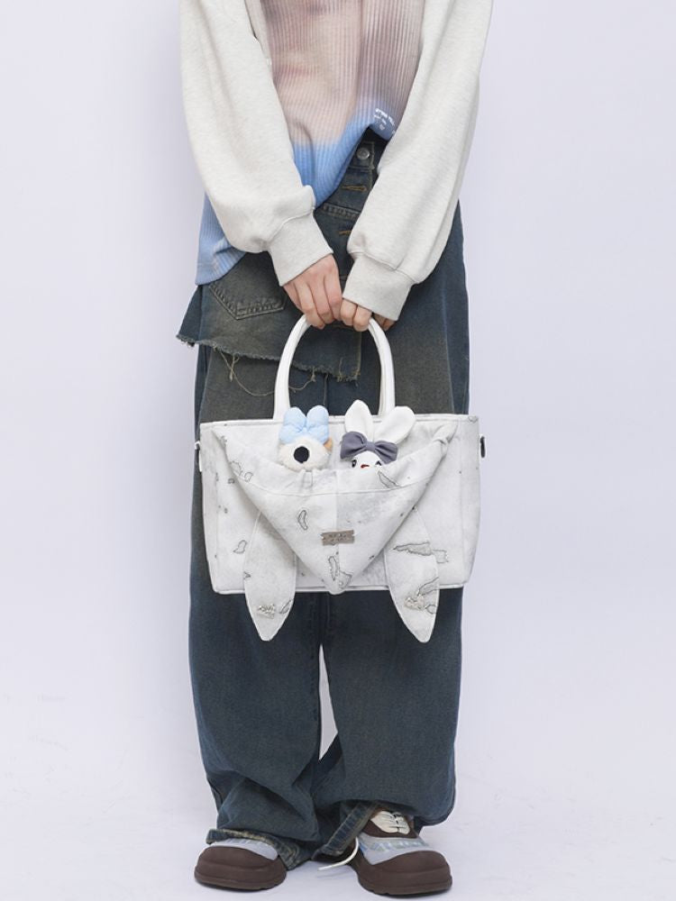 Wild Setting Rabbit Rabbit Tote Bag【s0000013259】