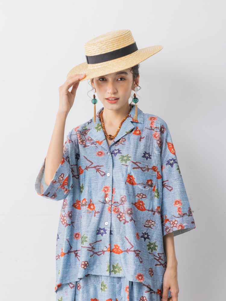 Cuban short-sleeved shirt dress pants【s0000013315】