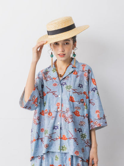 Cuban short-sleeved shirt dress pants【s0000013315】