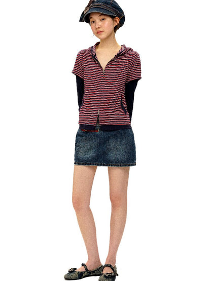 Tencel Wool Stripe Cardigan【s0000016418】
