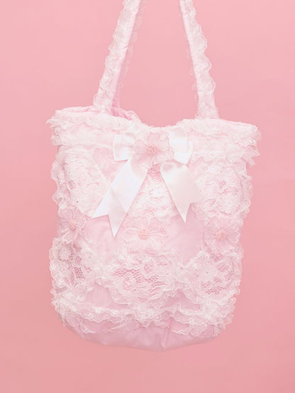 Embroidery sandwich cotton shoulder bag【s0000013499】