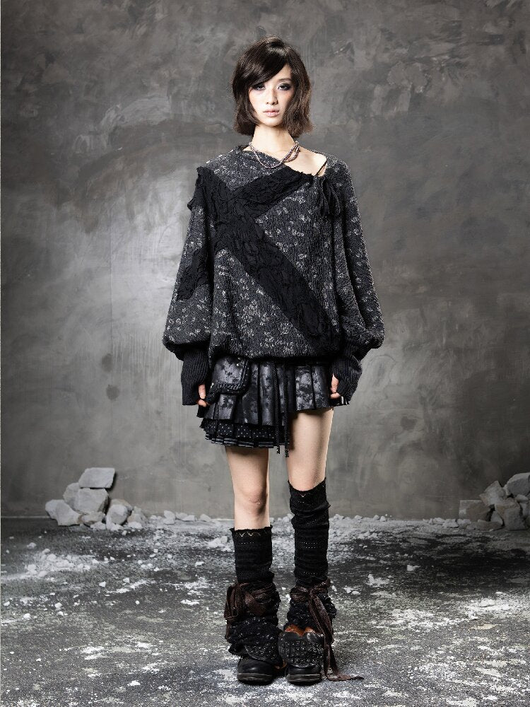 Cross Bat Sleeve Top【s0000015946】