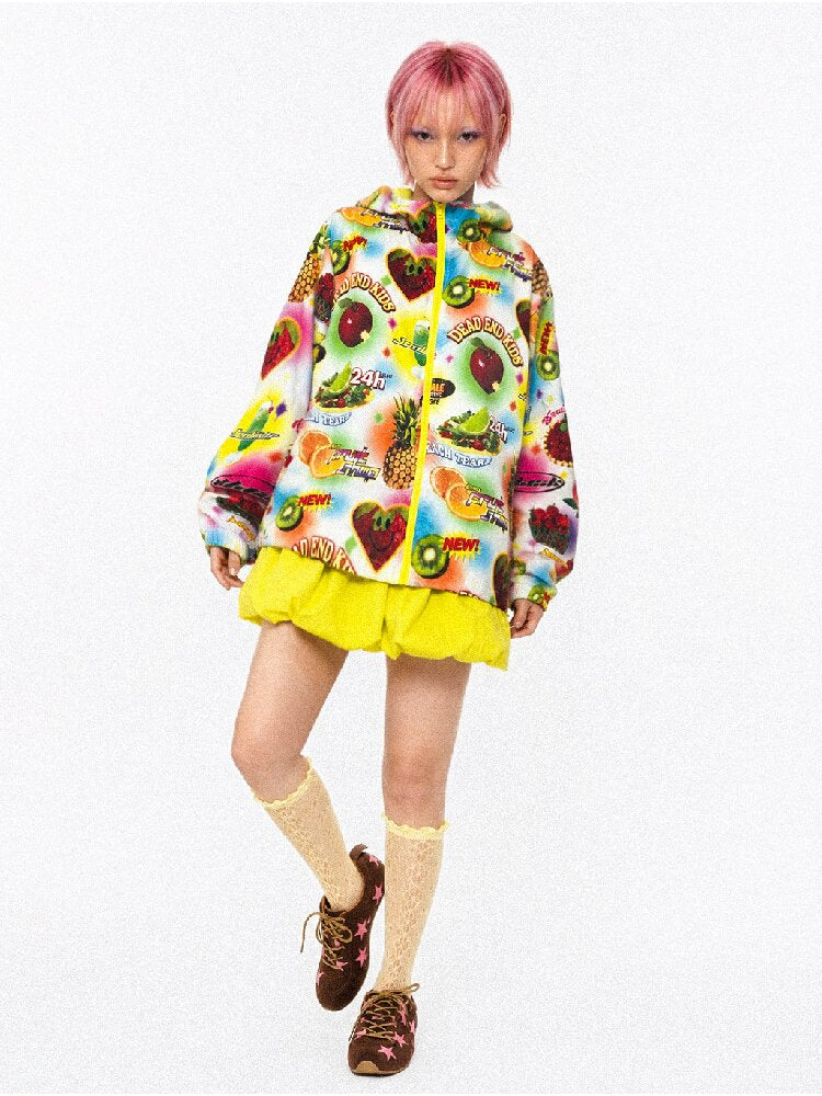 Teflon Colorful Fruit Sports Jacket【s0000017852】