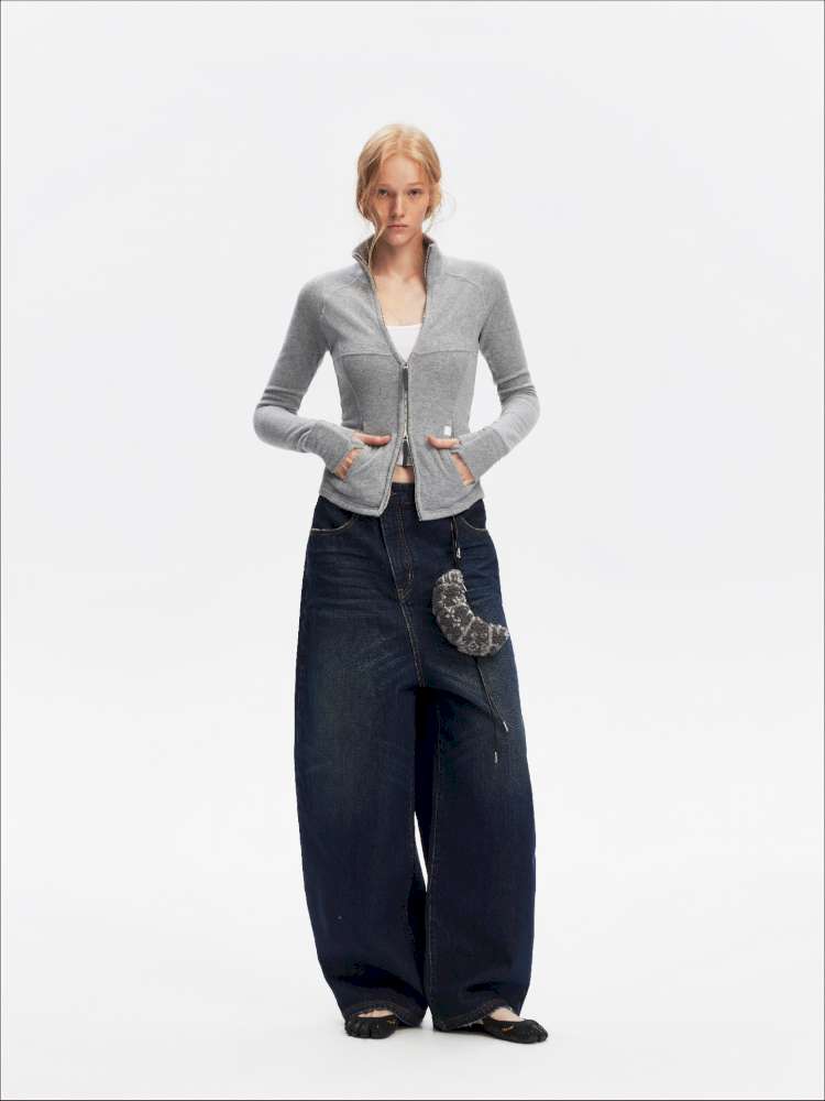 Minimalist Fleece Cycling Slim Jacket【s0000014880】