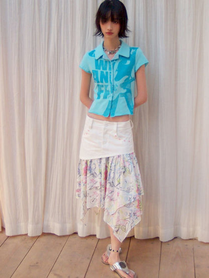 High-Waisted A-Line Skirt【s0000012957】