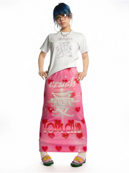 Y2K Stretch Casual Halter Long Skirt【s0000013521】