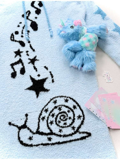 Antique Ghost Horse Hooded Knit Dress【s0000014688】