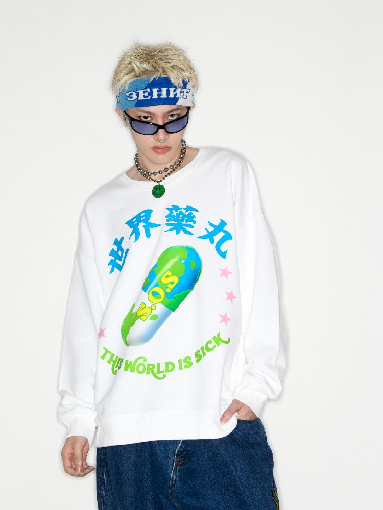 PILL LOOSE SWEATSHIRT [S0000010263]