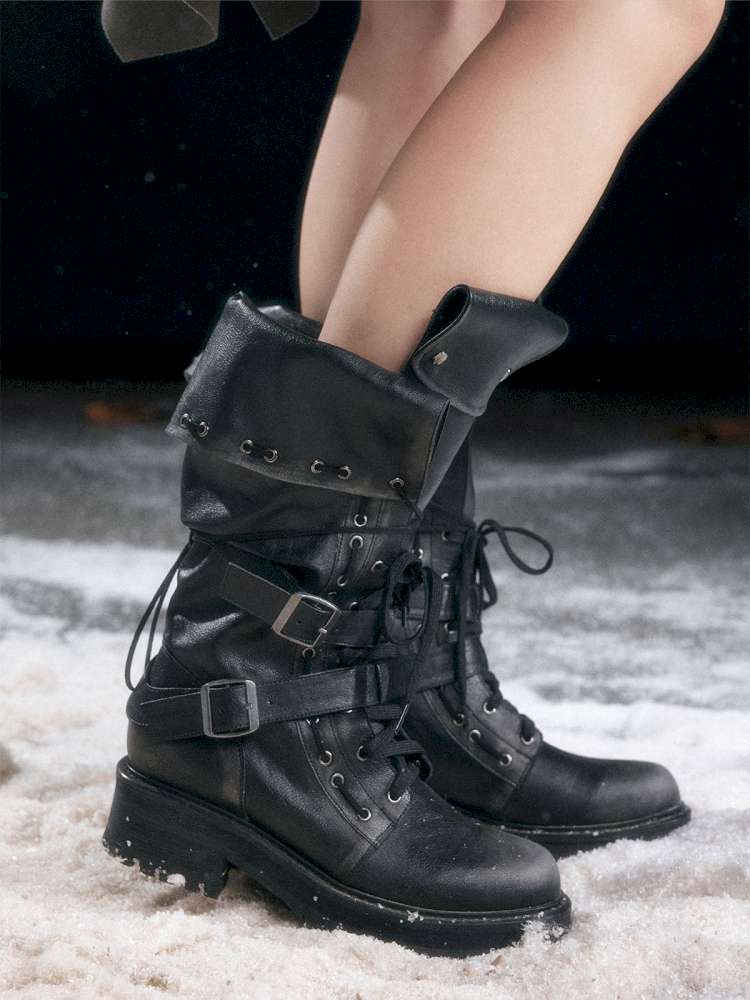 Air Eye Strap Punk Knight Boots【s0000014676】