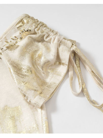 Patchwork two-way short-sleeved T-shirt【s0000012788】