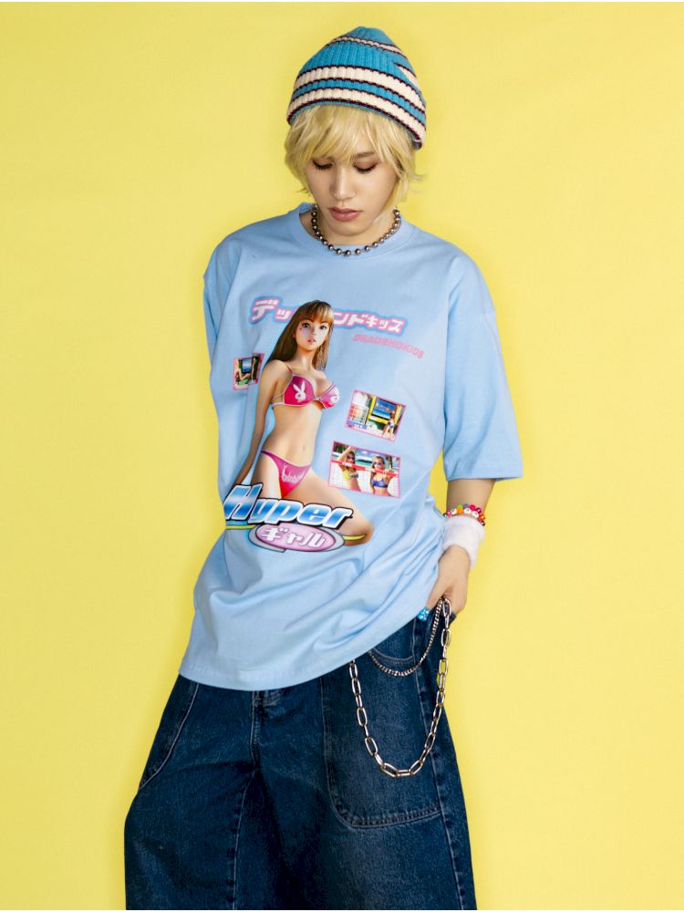 American Street Trend Hip Hop Loose T-Shirt【s0000012463】