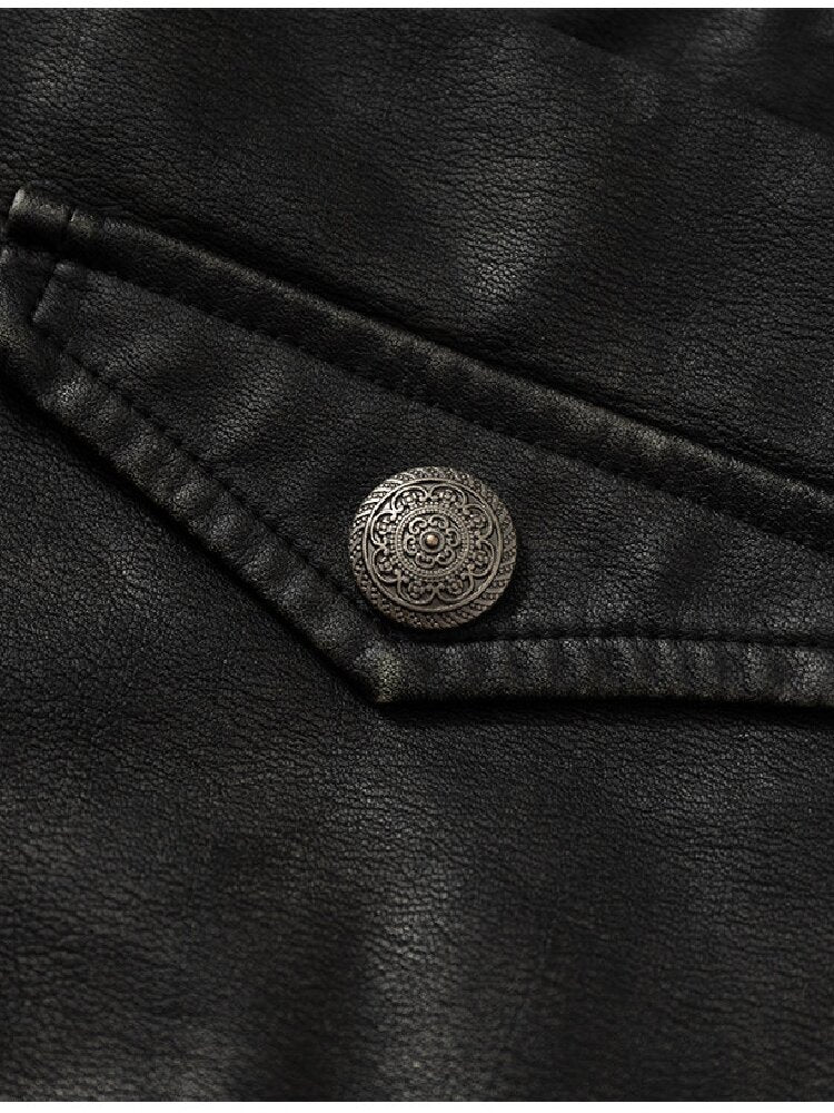 Vintage Court Lace Leather Shorts【s0000017862】