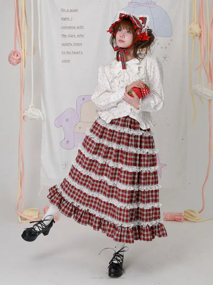 Lolita Showa-Era Girl Adorable Niche Half-Skirt【s0000014105】