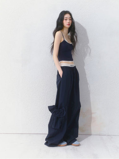 Sporty Loose Pockets Wide Leg Pants【s0000012157】