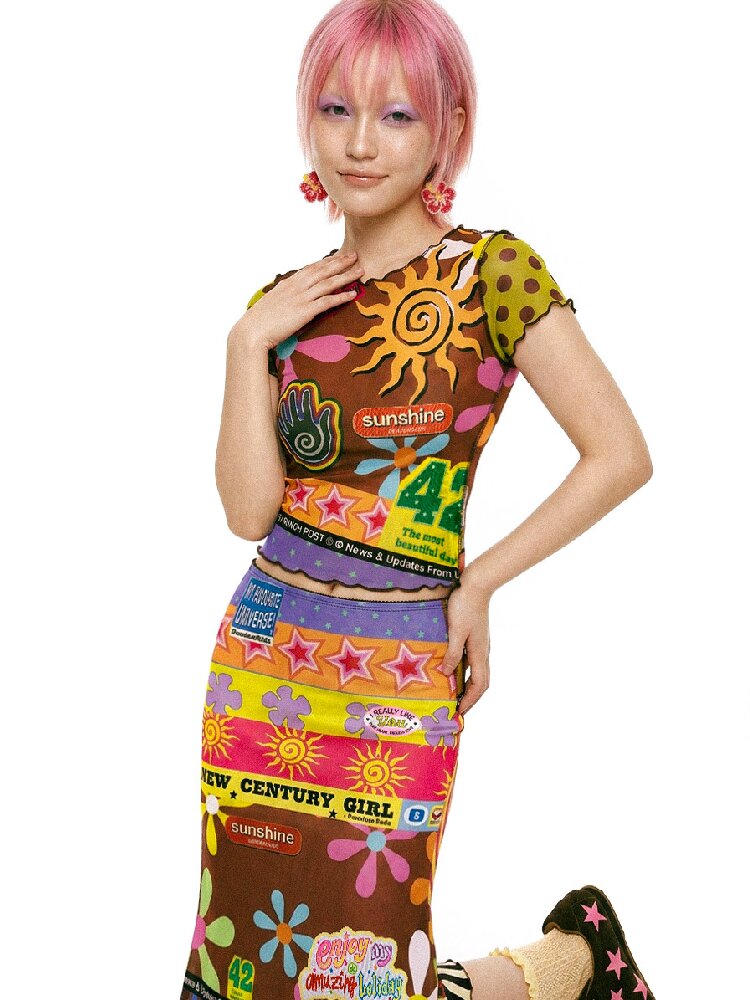 Dopamine American Vintage Mesh Mermaid Dress【s0000017632】