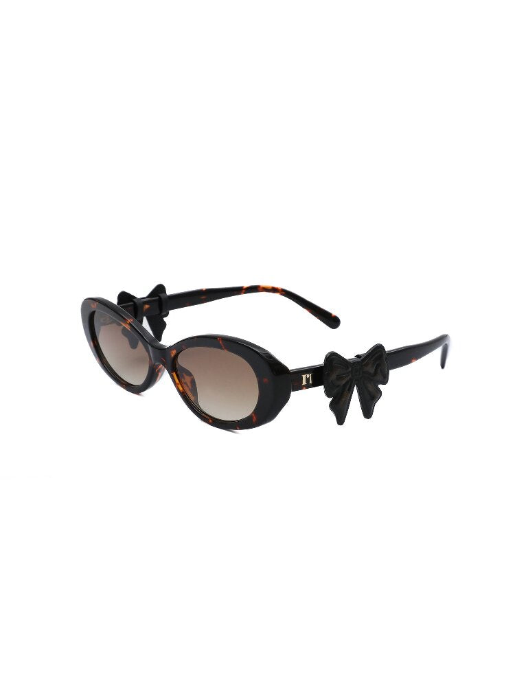Detachable Bow Cat Eye Sunglasses【s0000017910】